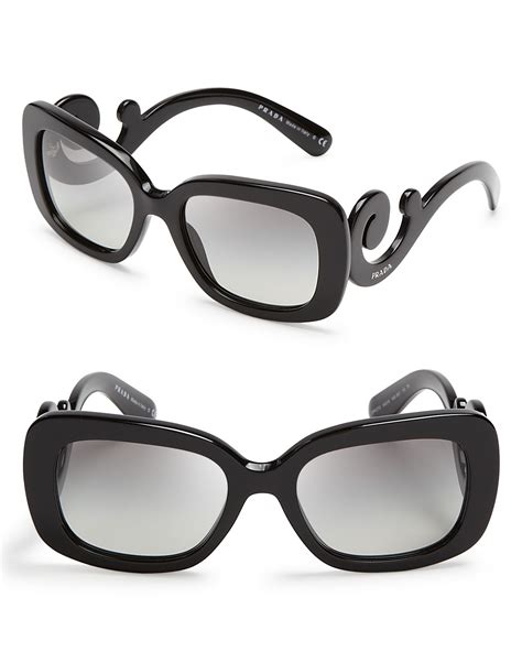 prada baroque sunglasses brown or black|prada baroque sunglasses sunglass hut.